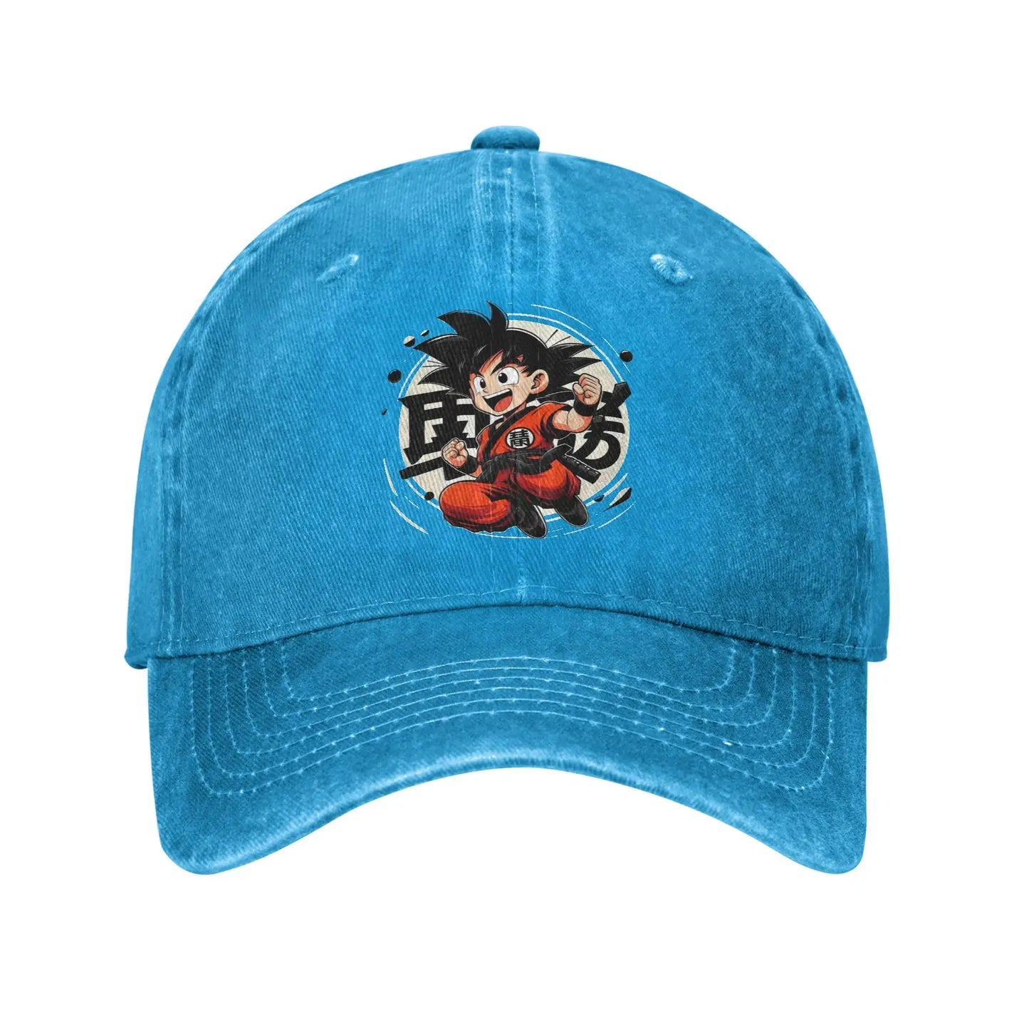 Goku Anime Dragon Ball Men Women Baseball Caps Distressed Denim Hats Cap Vintage Outdoor Running Adjustable Fit Headwear, produit gaming premium Fraquane