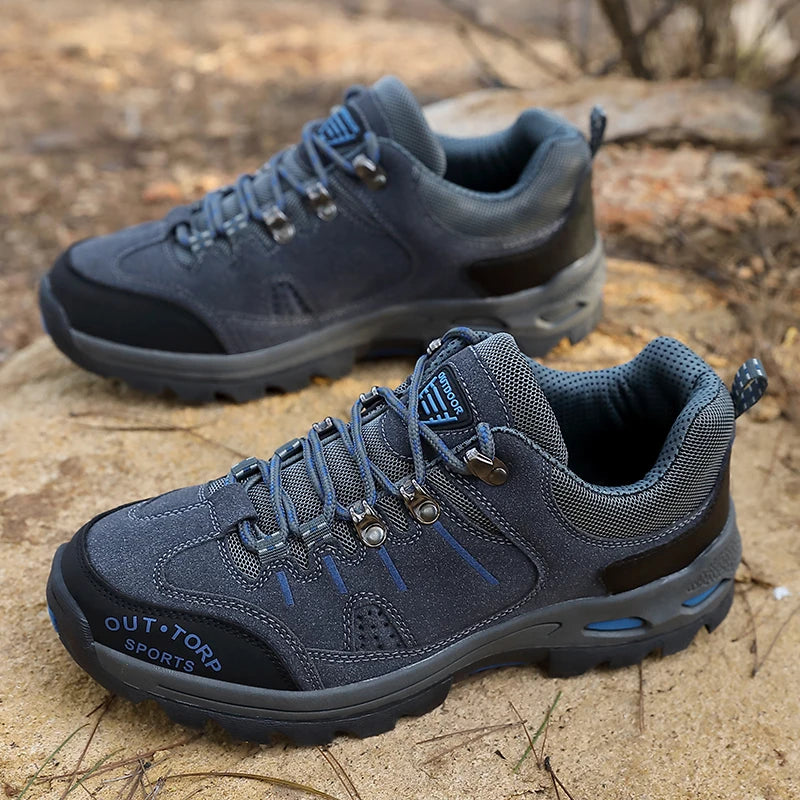 Retro Style Men  Sports Shoes Autumn and Winter Short Boots Anti Slip Hiking Shoe Suitable for Ankle Boots Urban Commuting 2025
