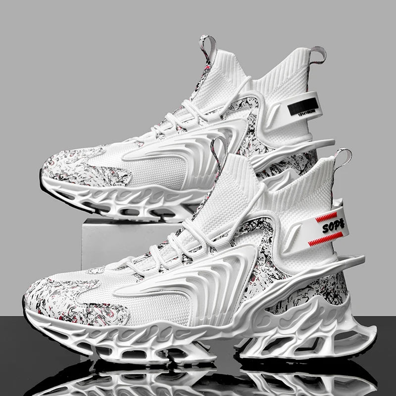 Chaussures de course respirantes pour hommes, baskets pour hommes, mocassins à la mode, chaussures de tennis décontractées, course d'entraînement, luxe