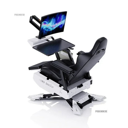 Ergonomic Gaming Chair PC Computer Racing Style Cockpit Lazy Multifunctional Long Sitting Office Home Gamer Furniture 2026