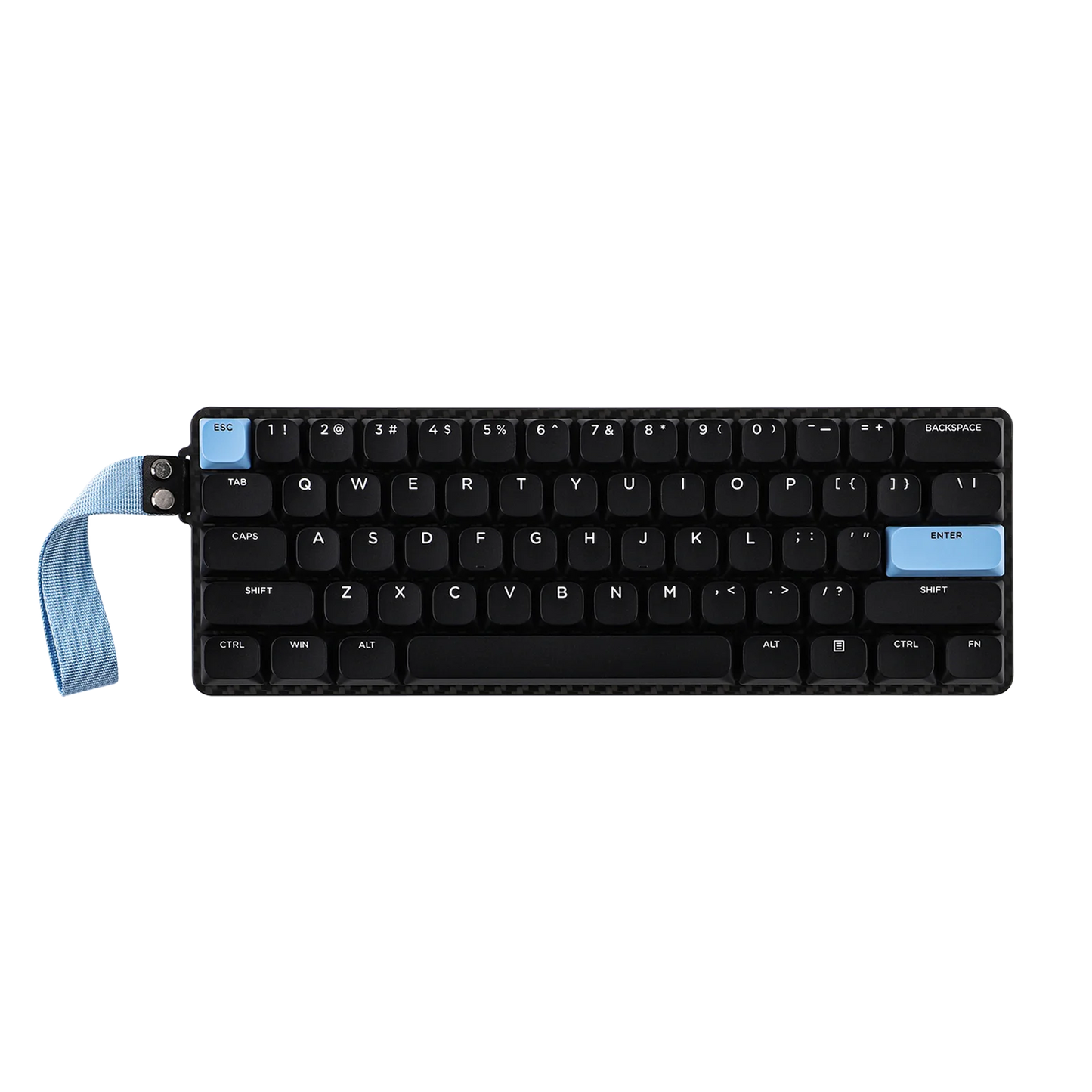EPOMAKER Carbon60 60% QMK/VIA ANSI VIA Wired/Bluetooth 5.0/2.4GHz Wireless Portable Mechanical Keyboard Carbon Fiber Case