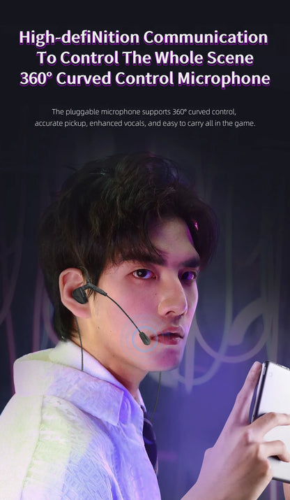 CVJ Assassin Hybrid Gaming Earphones 1DD+1BA Vibration Driver Wired HiFi Headphones with Mic, Type-C & 3.5mm In-Ear Gaming Earphones for E-Sports