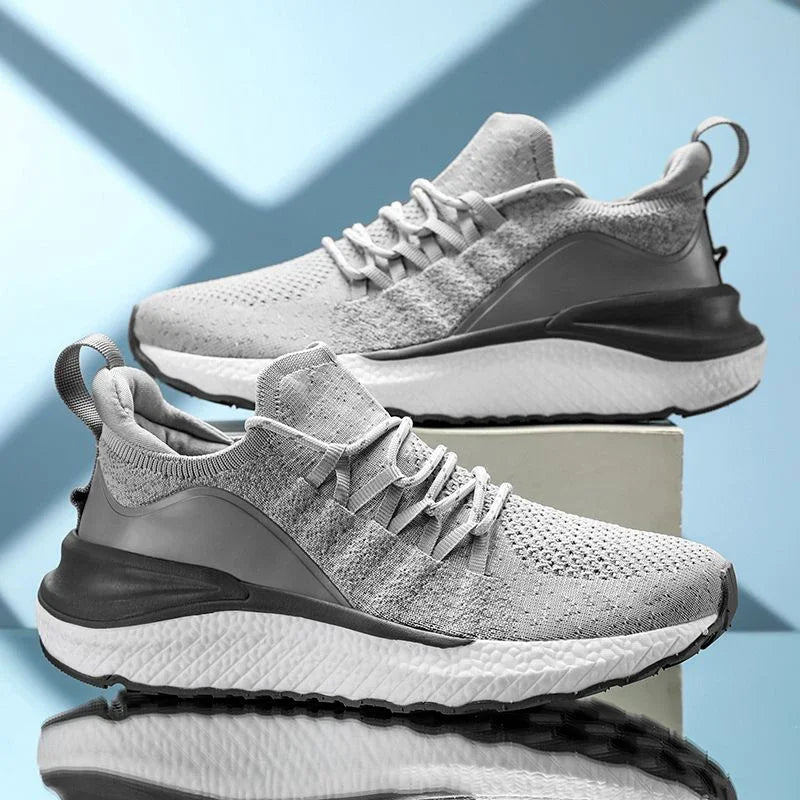 NEW Mijia Sport Shoes 4 Lightweight Ventilate Elastic Knitting Leisure Shoes Breathable Non Slip Sneaker Running Trainer Sneaker