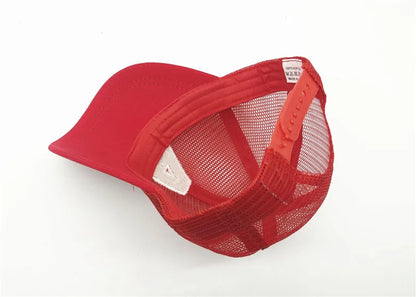 Summer autumn Kid Boy Cartoon Letter Embroidered Baseabll Caps Children Girls Outdoor Leisure Mesh Sport hats
