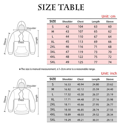 Knight Templar Mens Hoodie Sweatshirt 3d Printed Men Women Casual Hooded Sweatshirts Pullover Hip Hop Harajuku Streetwear Tops size table