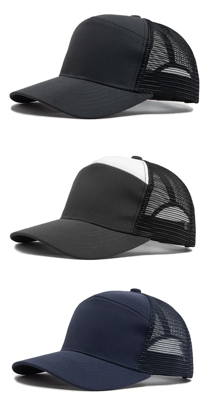 Summer 7 Panel Baseball Cap Fashion Hip Hop Mesh Caps Men Truckers Hat Visor Hardtop Snapback Women Unisex Cool New Brand