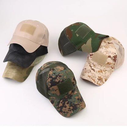 Cappellino unisex sportivo da esterno con protezione solare ad asciugatura rapida - Cappellino casual da uomo - Cappellino unisex da donna - Cappellino mimetico da caccia e pesca - Cappellino da baseball in stile militare