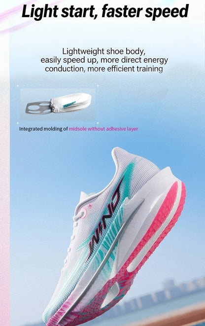 QIAODAN Man Trail Running Shoes 2026 WIND 4 Jogging Sport Shoes GYM Mesh Breathable Athletic Running Sneakers QDB023262298
