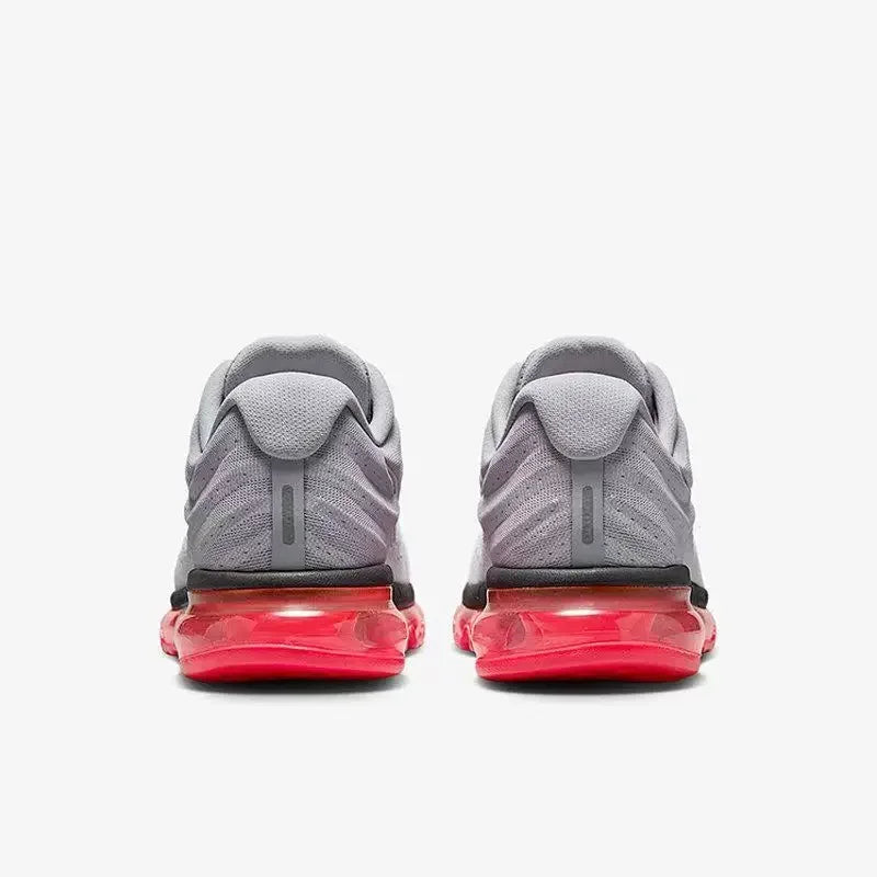 Nike Air Max 2017 'WOLF GREY HOT PUNCH' Chaussures de course décontractées basses confortables pour hommes Gris 849559-106