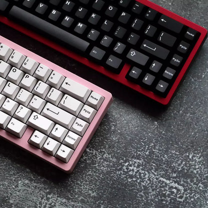 121 Keys Aifei WOB BOW Keycaps White Black ABS Double Shot Cherry Profile Custom Mechanical Keyboard Anne Pro 2 AULA F75 Ajazz