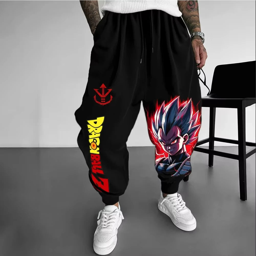 Dragon Ball Men's Pants Sportswear Broly Spring Autumn and Winter Japan Anime Jogger Pants Y2k Harajuku Fashion Cotton Trousers