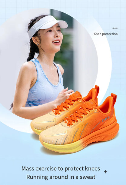 ONEMIX Neue Laufschuhe mit Dämpfung für Herren, geeignet für intensive Läufer, Schnürschuhe, Sportschuhe für Damen, rutschfeste Outdoor-Sportschuhe für Herren