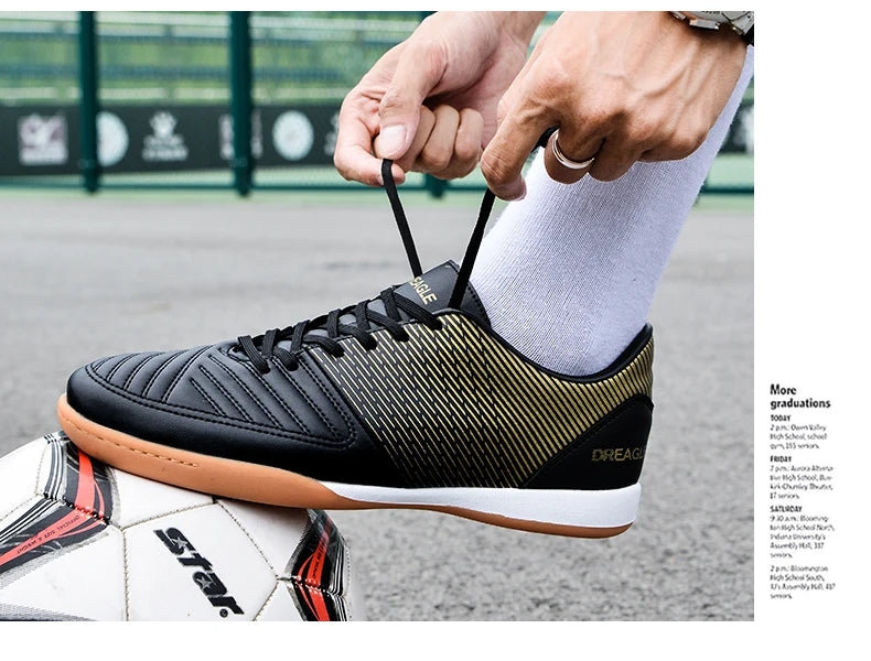 Scarpe da calcio indoor da uomo, scarpe da futsal professionali, scarpe da calcio da uomo antiscivolo, scarpe da calcio originali per campi in dura, Chuteira Society Futebol