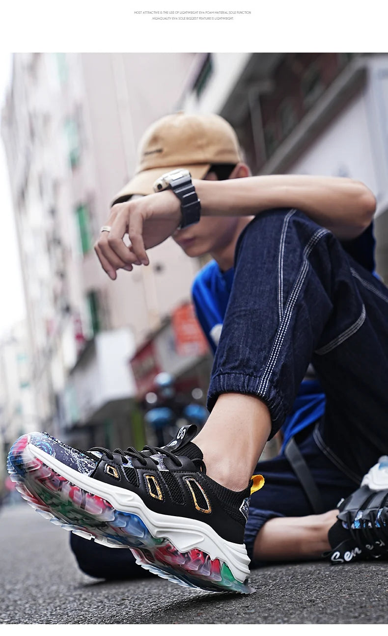 2023 new Shoes For men Sneakers Male casual Mens Shoes tenis Luxury shoes Trainer Race Breathable Shoes fashion loafers running
