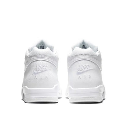 Buty do koszykówki Nike Flight Legacy Mid-Top Retro, unisex, białe, BQ4212-101