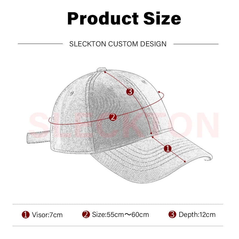 SLECKTON Kasketter med brugerdefineret logo – Hiphop-snapback-kasketter i høj kvalitet – Bogstavbroderi – Branddesign – Trucker-kasket – Engros-kasketter – Voksenstørrelser