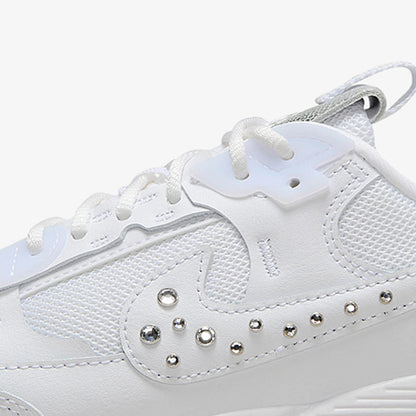 Oryginalne jesienne damskie buty codzienne Nike z niską cholewką, wytrzymałe, model FQ8888-100