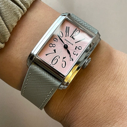 New MERKUR NH05 Rectangle Retro Casual Watch for Men Business Series Automatic Chorded Watch Relogio Sapphire White Watch