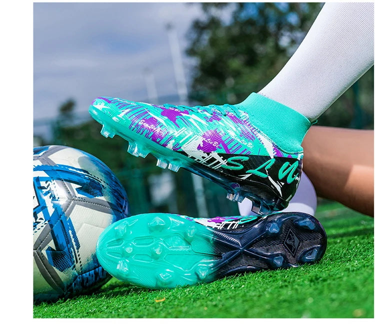 Botas de fútbol profesionales para hombre, zapatillas de fútbol Society, tacos de fútbol FG ultraligeros para entrenamiento, calzado deportivo de fútbol para exterior