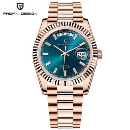 PAGANI DESIGN Men's Watches 2026 New Enamel Dial DD36 Automatic Watch Men Business Waterproof Mechanical Wristwatch For Men Gift