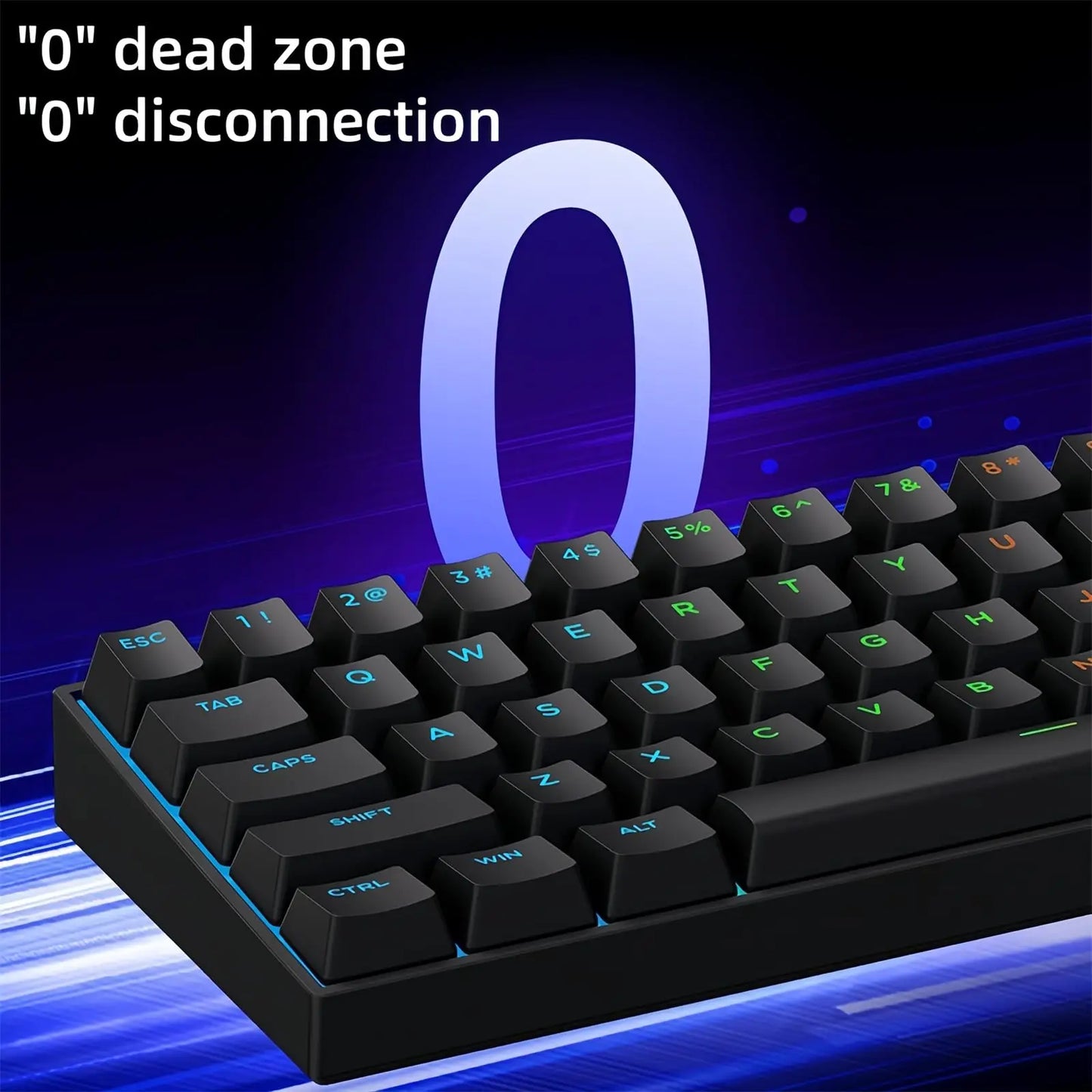 Teclado gaming MCHOSE ACE 68 con switches magnéticos Hall Effect, Rapid Trigger, RGB programable, 8K Hz y funciones DKS/MT/TGL/RS/SOCD
