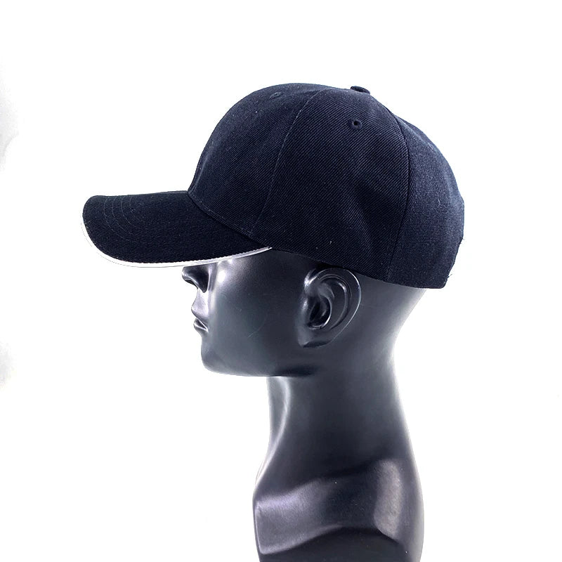 Cappello per adulti con LED e fibra ottica, cappellino alla moda, cappello di tendenza per discoteca, concerti, balli in maschera, eventi all’aperto e divertimento, cappello rap estivo