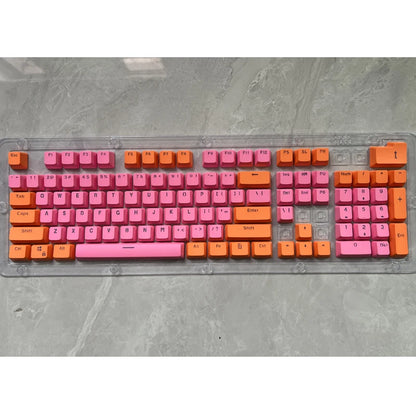 106 Keys Grey Red Keycaps PBT Specials Keycap Backlit Two-Color Key Caps For MX Switch 61/87104 Mechanical Keyboard