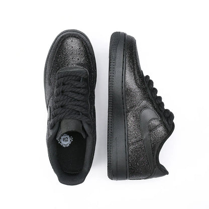 Custom Sneakers Nike Air Force 1 FOMO Full Crystal Sparkle Unisex Sneakers Jennie Cleanfit Style, Anti-slip Light Wear-resistant