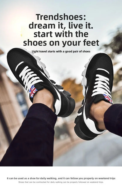 2026 new men's and women's running shoes breathable casual sneakers anti-slip vibration comfortable walking shoes 38-46