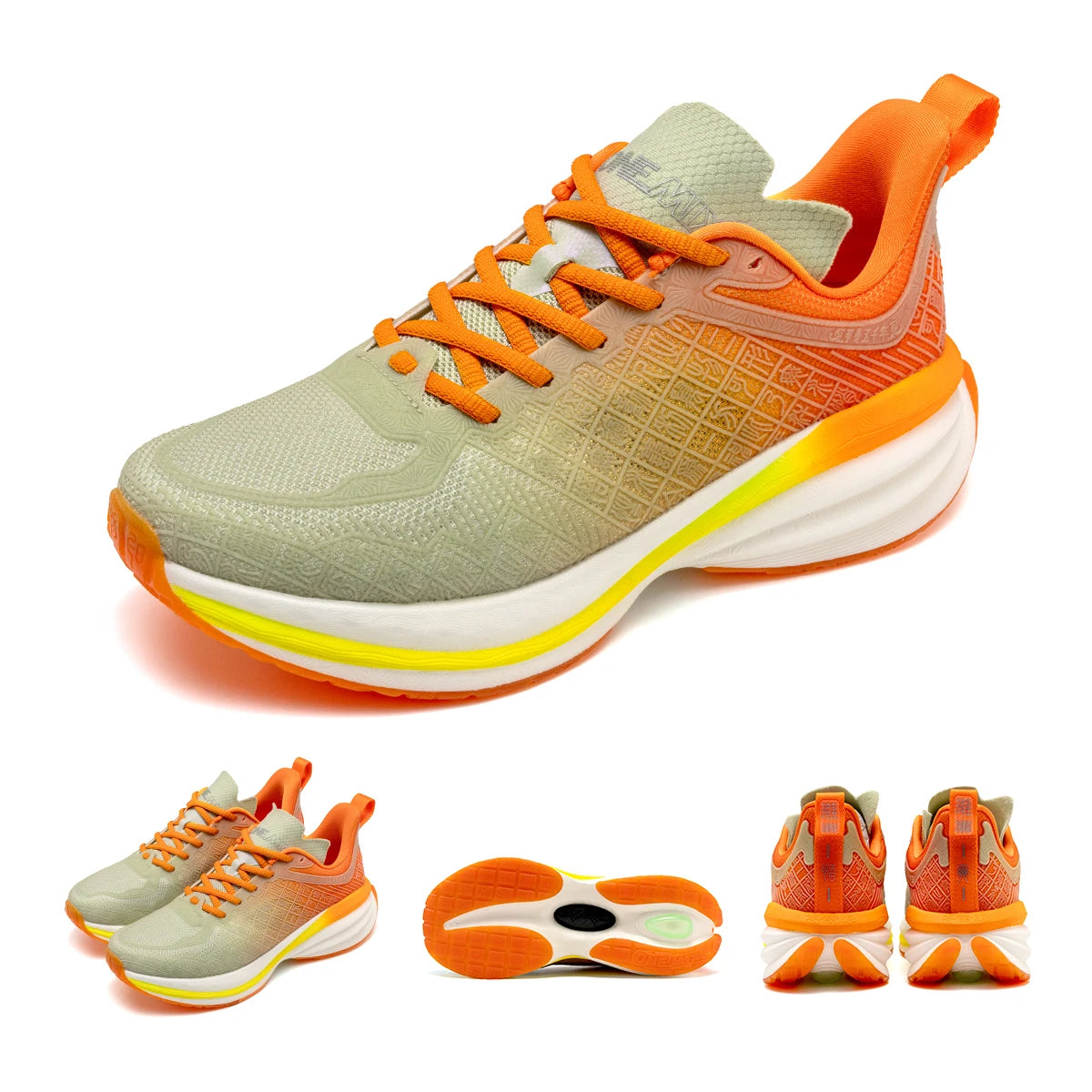 ONEMIX : chaussures de sport chinoises – nouvelles chaussures de course pour homme avec amorti, antidérapantes, respirantes et légères ; baskets de plein air pour femme