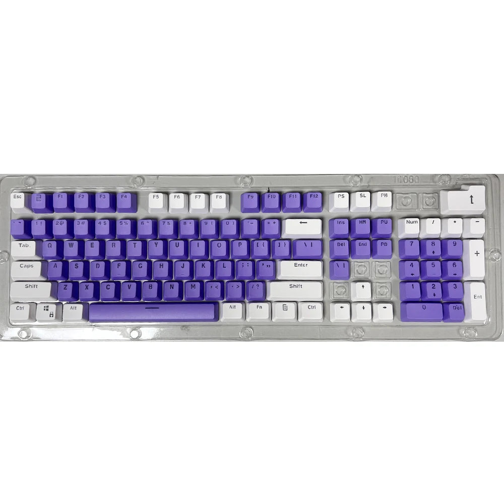 106 Keys Grey Red Keycaps PBT Specials Keycap Backlit Two-Color Key Caps For MX Switch 61/87104 Mechanical Keyboard