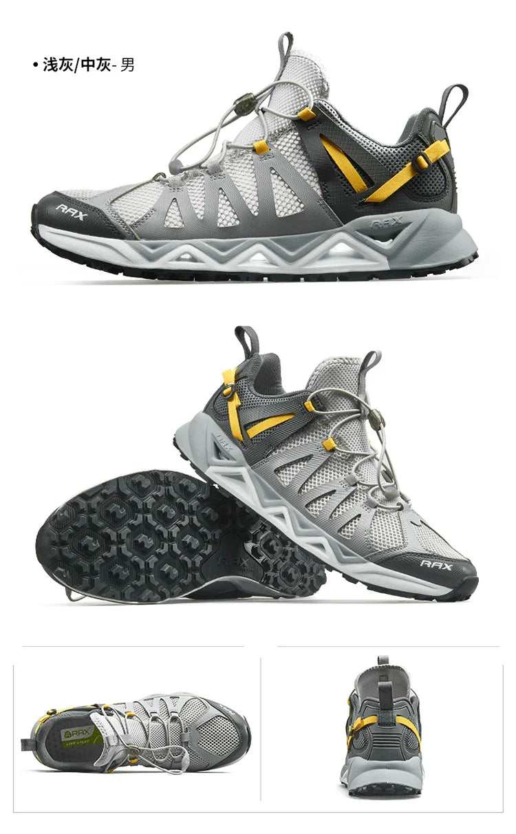 RAX Upstreams : chaussures aquatiques pour homme, baskets de sport de plein air pour homme, sandales d'été pour la plage, chaussures de pêche, chaussures de natation