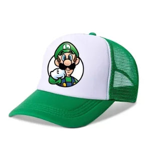 Casquettes de baseball décontractées Mario, casquettes universelles en polyester, articles pour enfants et chauffeurs routiers, casquettes ajustables pour adultes, accessoires d'anime