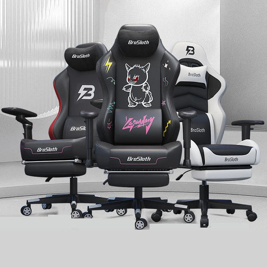 S8 Gaming Chair with 3D Armrests, Adjustable Backrest, Computer Office Chair, Nylon Feet, Gaming Streamer Chair