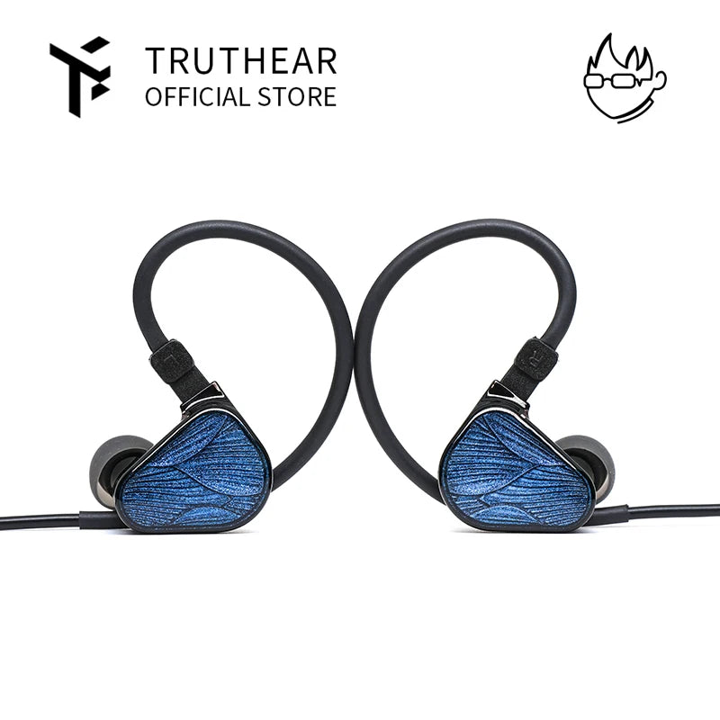 TRUTHEAR Zero:BLUE2 Dual Dynamic Driver Earphones Wired IEMs, HiFi In-Ear Headphones with Detachable 0.78mm 2Pin Cable, 3.5mm Plug
