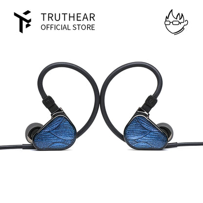 TRUTHEAR Zero:BLUE2 Dual Dynamic Driver Earphones Wired IEMs, HiFi In-Ear Headphones with Detachable 0.78mm 2Pin Cable, 3.5mm Plug