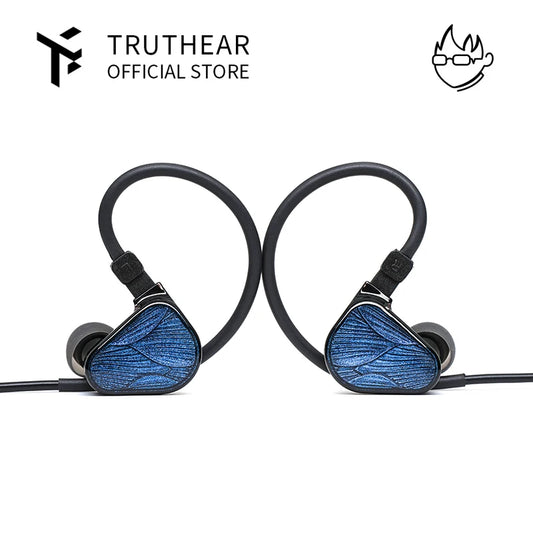 TRUTHEAR Zero:BLUE2 Dual Dynamic Driver Earphones Wired IEMs, HiFi In-Ear Headphones with Detachable 0.78mm 2Pin Cable, 3.5mm Plug