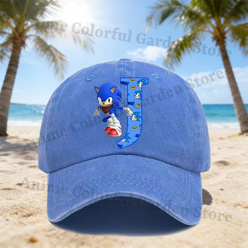 Anime Sonics baseballkasket til mænd og kvinder – tegneserie-mode, kasketter med skygge, voksne, sommer, flotte solhatte, hiphop-hat, gave