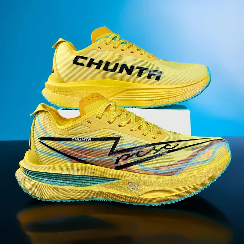 Running Shoes Carbon Board Marathon Men Speciality Sports Breathable Lightweight Women's Comfortable Athletic Chunta Sneakers