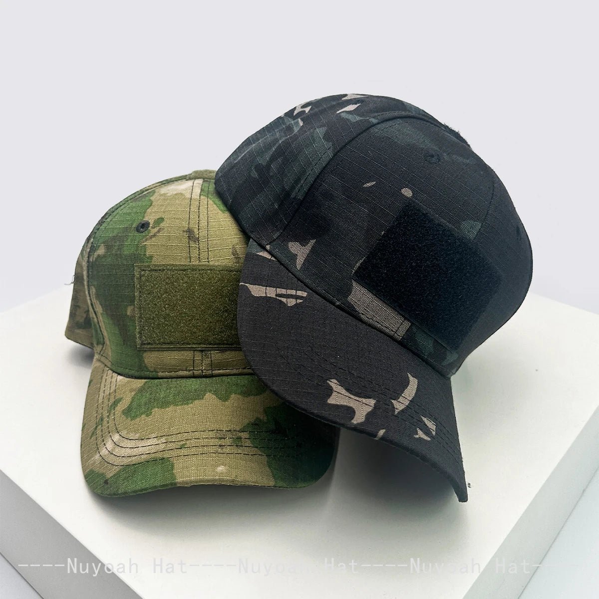 Czapki baseballowe z paskiem na rzep w kamuflażu, do użytku na świeżym powietrzu, z daszkiem przeciwsłonecznym, amerykańskie, nowe, unisex, uniwersalne, sportowe, modne, osobiste, z daszkiem, taktyczne, jeździeckie
