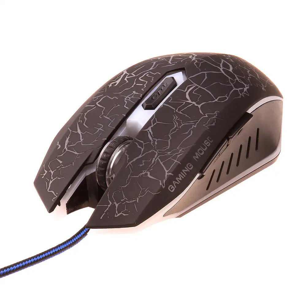 USB Wired Gaming Mouse RGB LED 2400 DPI Professional Gaming Mouse, Ergonomic USB Wired Gaming Mouse for PC, Laptop, Dota 2 & LOL