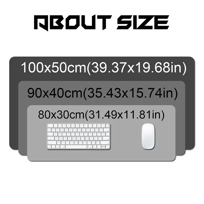 Sexy Anime Girls Gaming Mousepad HYBXAXC Laptop Office Rubber Soft Table Mat Xxl Large Computer Overwatch Game Keyboard Carpet