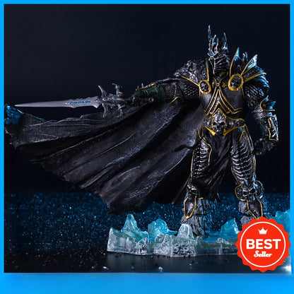 36cm World of Warcraft Game Peripherals 7th Lich King Illidan Stormrage Anime Figure Model Desktop Decoration Gifts Toys Kids