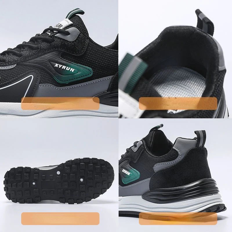Chaussures de sport polyvalentes en maille pour hommes, baskets respirantes de marque, chaussures de course antidérapantes, chaussures de sport à plateforme, Tenis Masculino