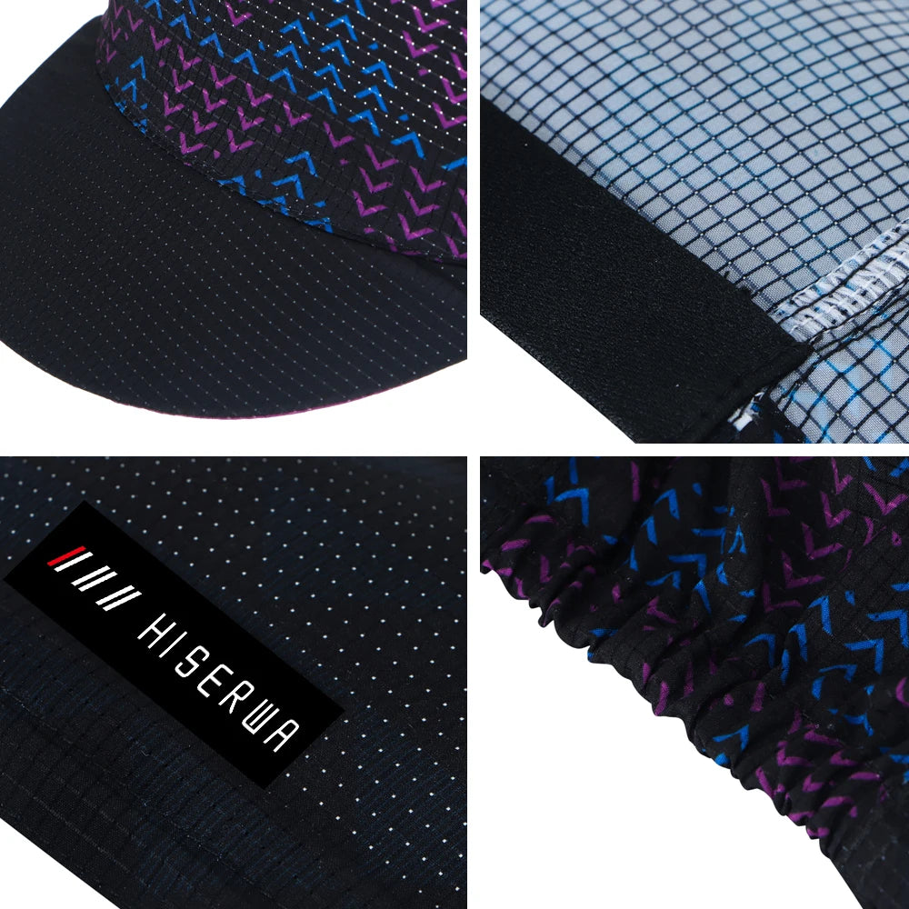 HISERWA Cappellino da ciclismo per uomo e donna, protezione solare, estivo, traspirante, sportivo, ad asciugatura rapida, cappellino da bicicletta, copricapo da ciclismo, Gorra Ciclismo
