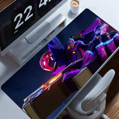 Game Jhin L-League of Legends Mousepad Large Computer Gaming Accessories MousePads Desk Mats Anti-slip Laptop Soft Mice Pad