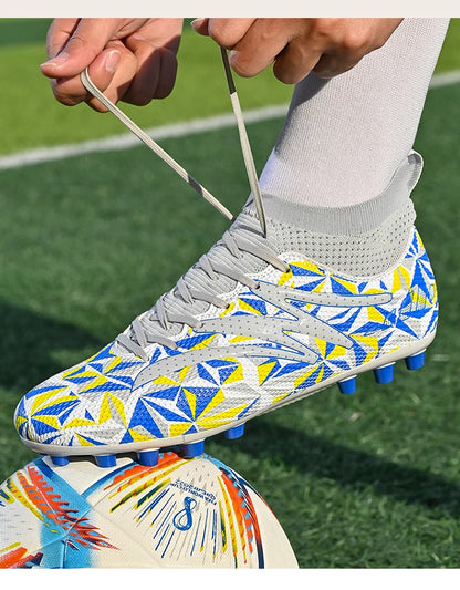 Męskie buty piłkarskie, oddychające, sportowe, treningowe, z kolcami, do futsalu, na sztuczną murawę i trawę, z dostawą bezpośrednią do klienta