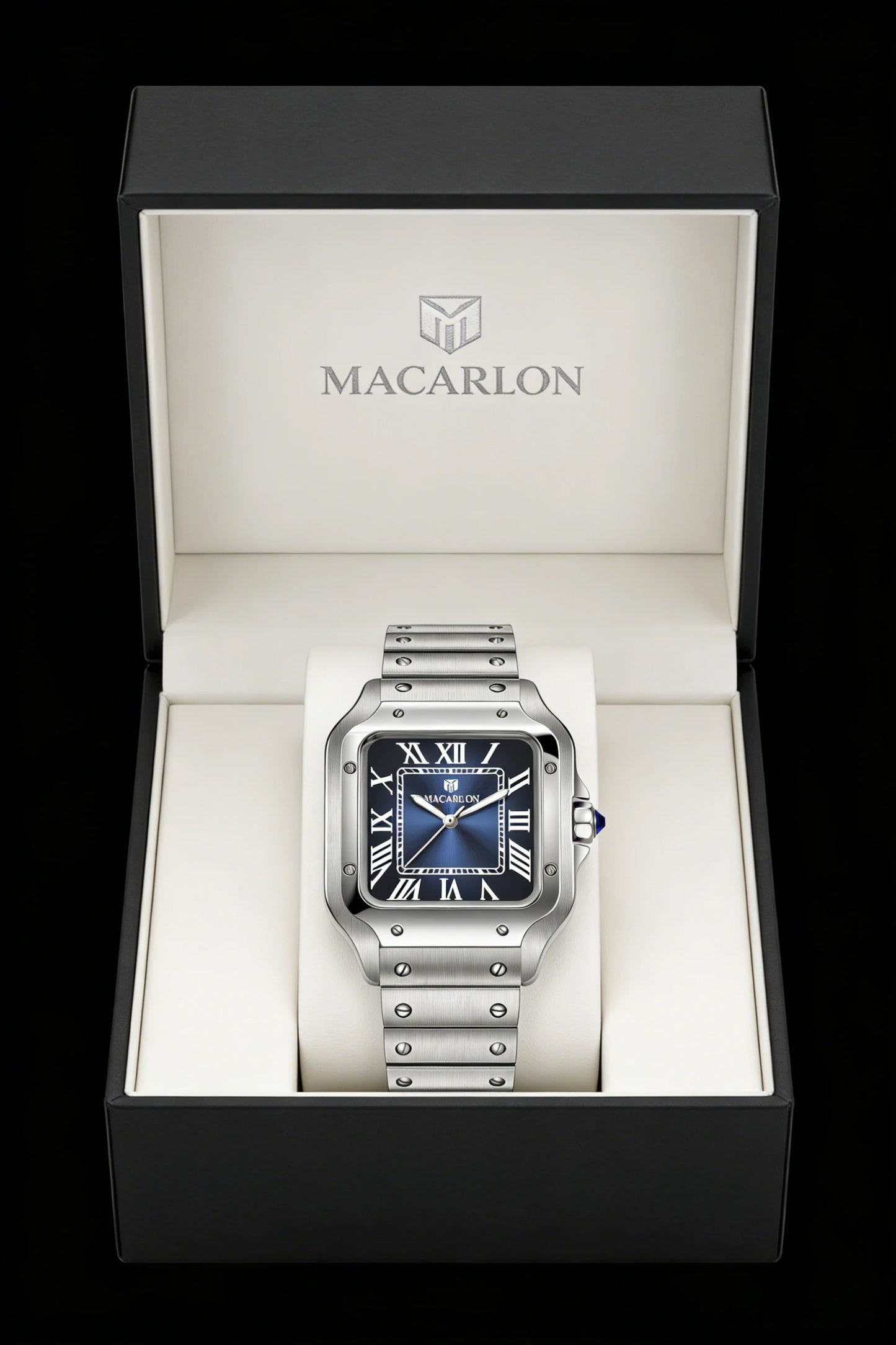 2026 New MACARLON Design 38mm Mechanical Watch Men Sapphire Glass Luminous Stainless Steel Waterproof China NH35 Automatic Watch