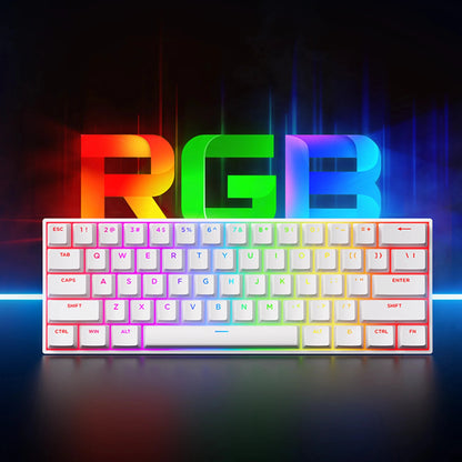 Teclado gaming MCHOSE ACE 68 con switches magnéticos Hall Effect, Rapid Trigger, RGB programable, 8K Hz y funciones DKS/MT/TGL/RS/SOCD