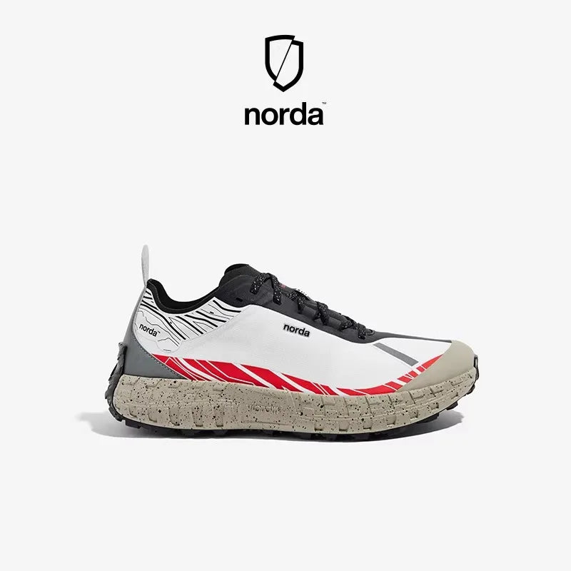 Norda 001 Men's Low cut Off road Running Shoes Breathable Outdoor Hiking Lightweight Wear resistant Sports Shoes